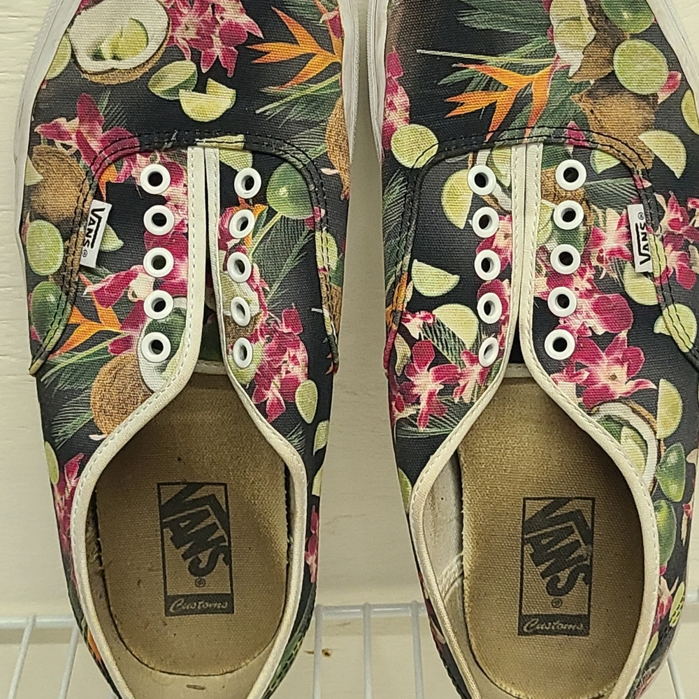 Vans Men's Shoes, Size 12, Multicolor, Tropical Themed, Barely Worn